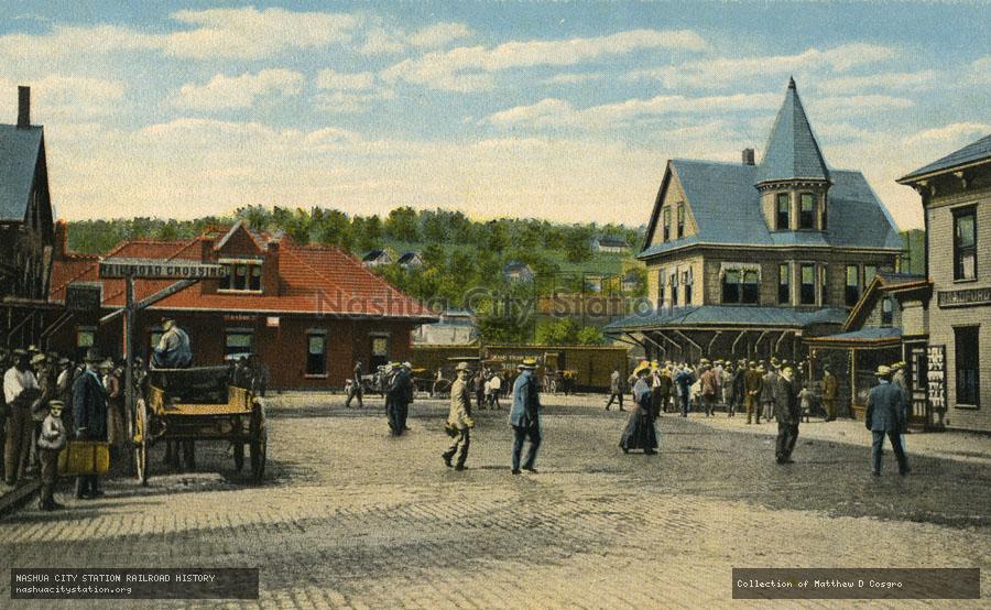 Postcard: Depot Square, Barre, Vermont